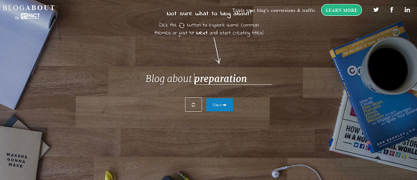 Blog Title Generator by BlogAbout